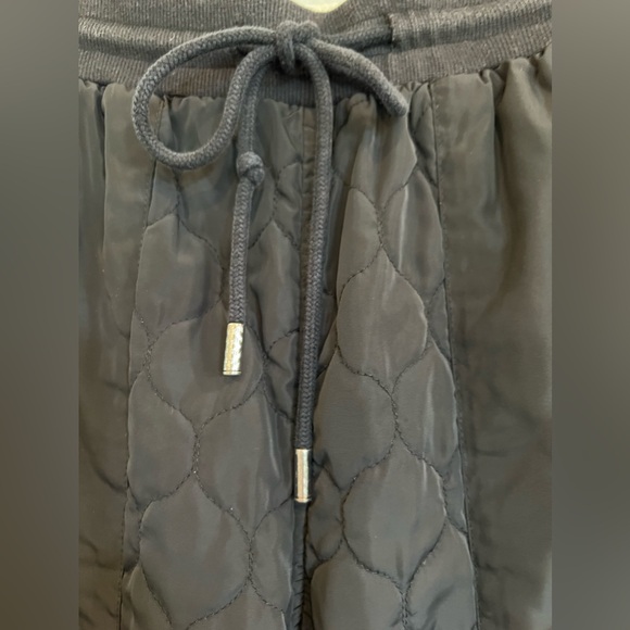 SANDY LIANG Womens High Rise Quilted Jogger Pants Black Sz XXS - Picture 6 of 6